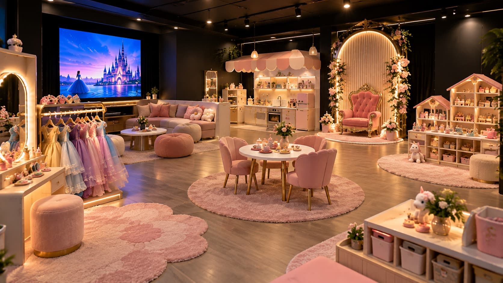 Princess Corner at GenZ Arcade Café, Bilawal Chowrangi, Clifton, Karachi